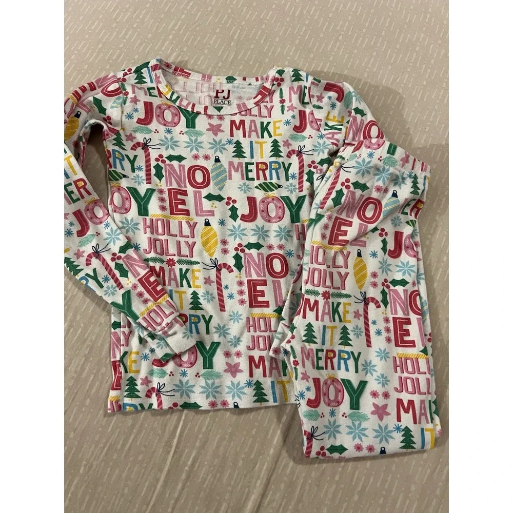 The Children's Place Christmas Holiday Pajamas 4T